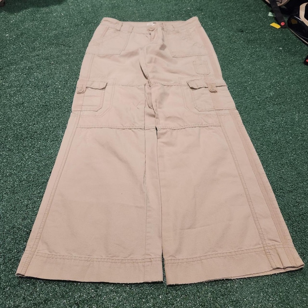 Old Navy Beige Cargo Maxi Skirt